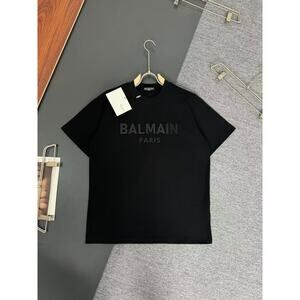Balmain round neck casual short sleeve